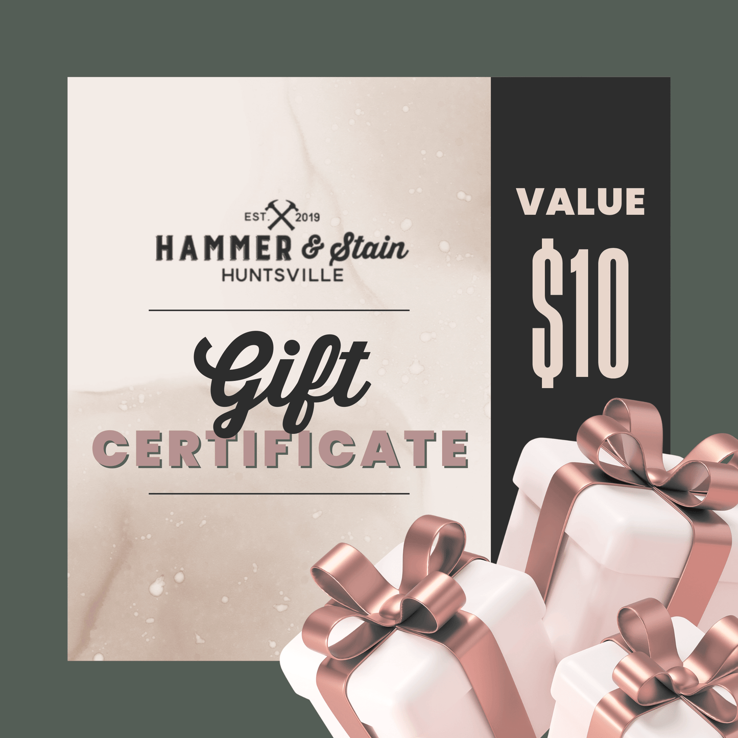 HAMMER AND STAIN GIFT CARD