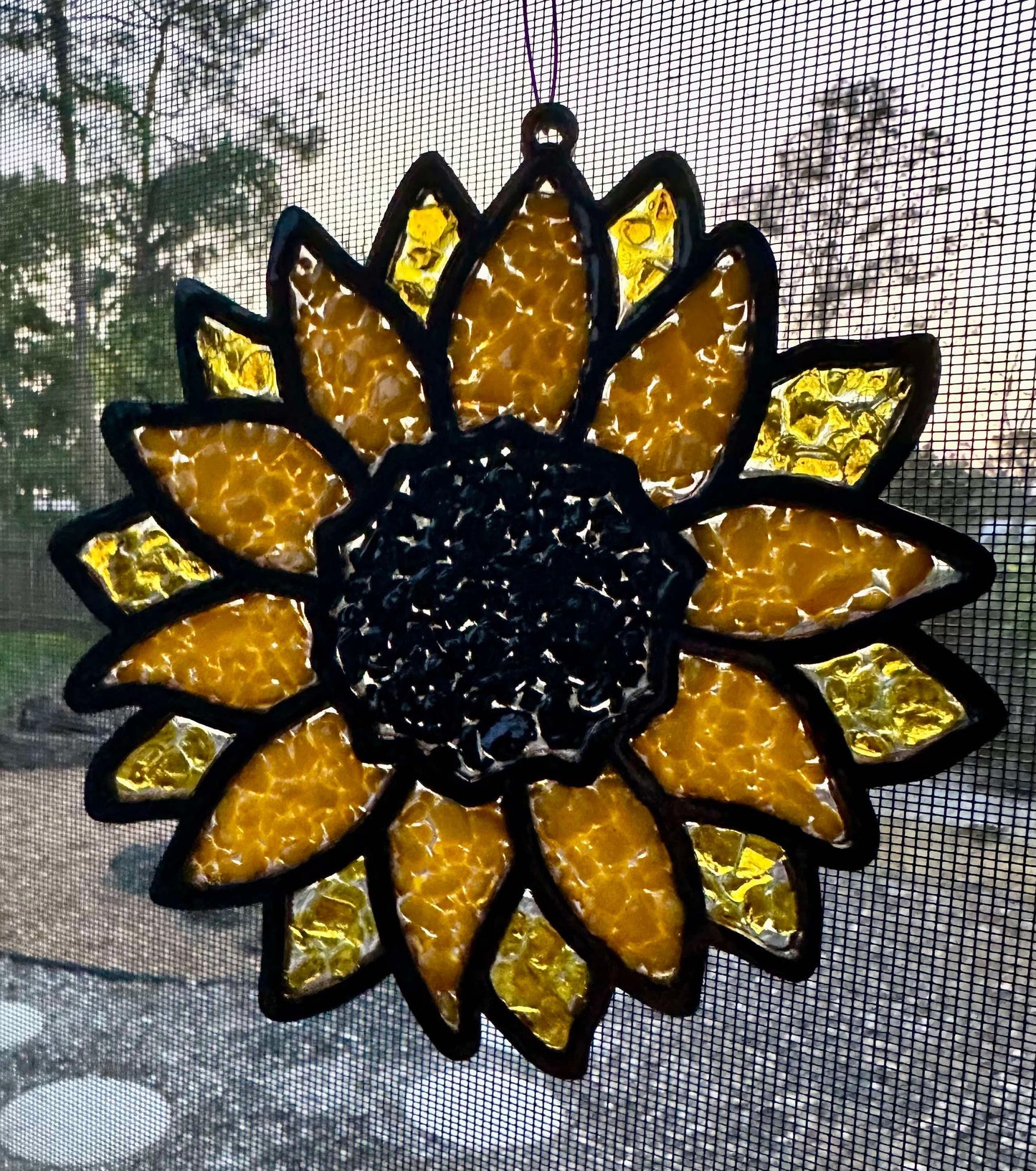 RESIN FAUX STAINED GLASS