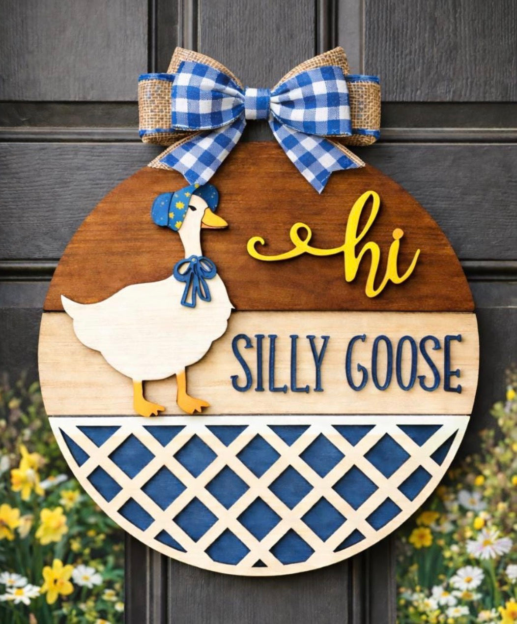 SPRING 3D DOOR HANGERS (16")