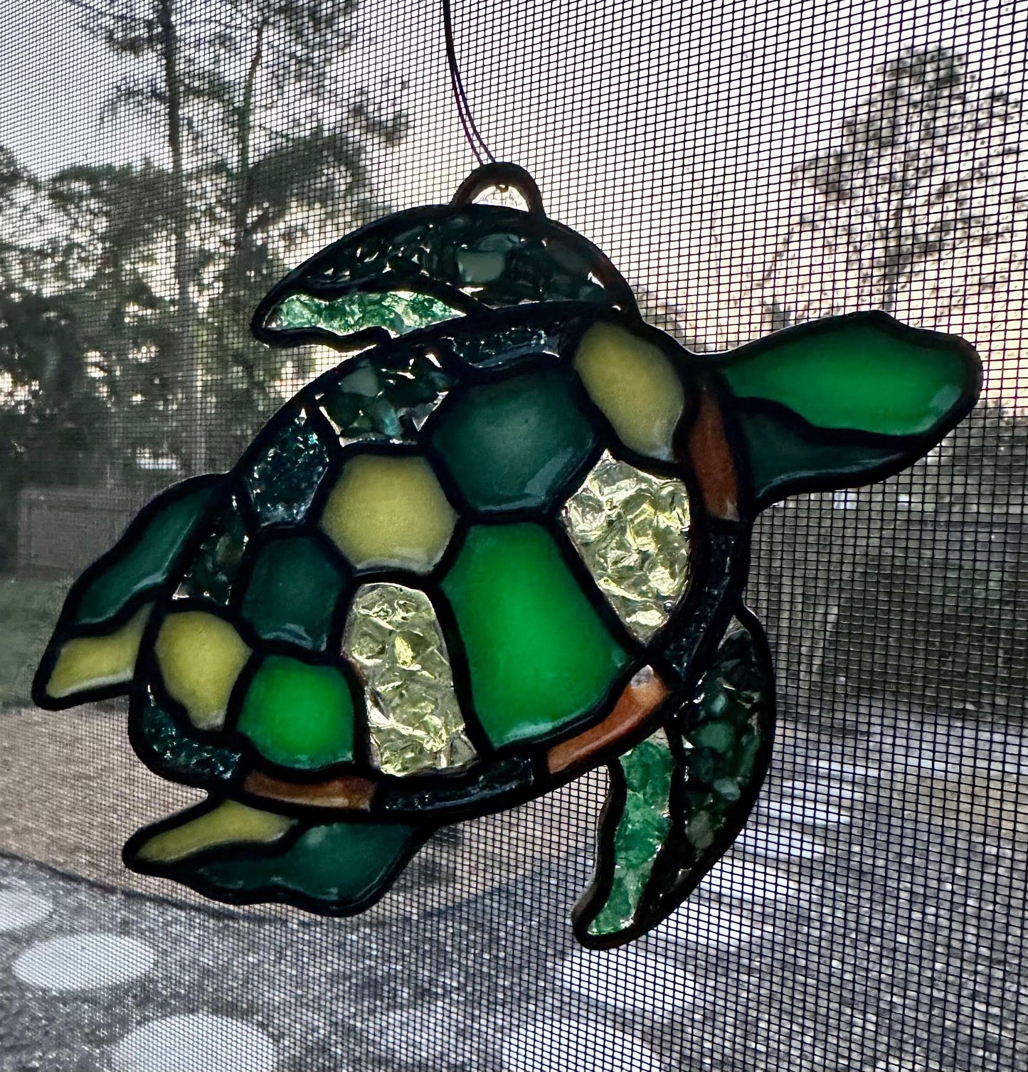 RESIN FAUX STAINED GLASS