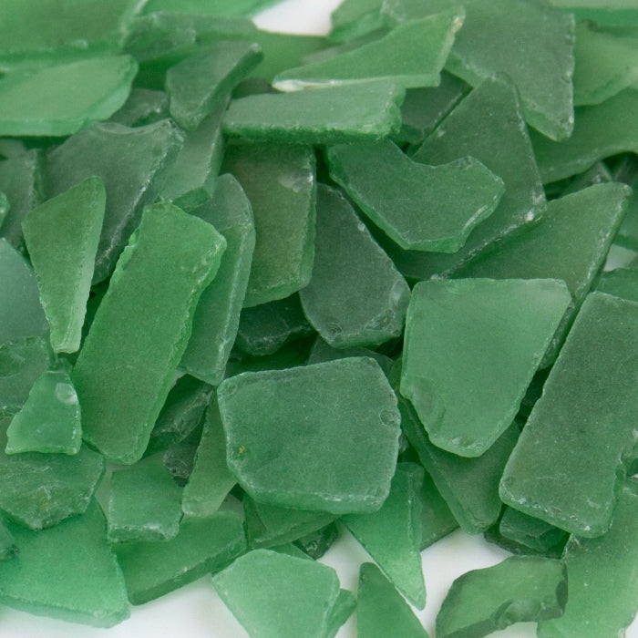 Dark Green Sea Glass