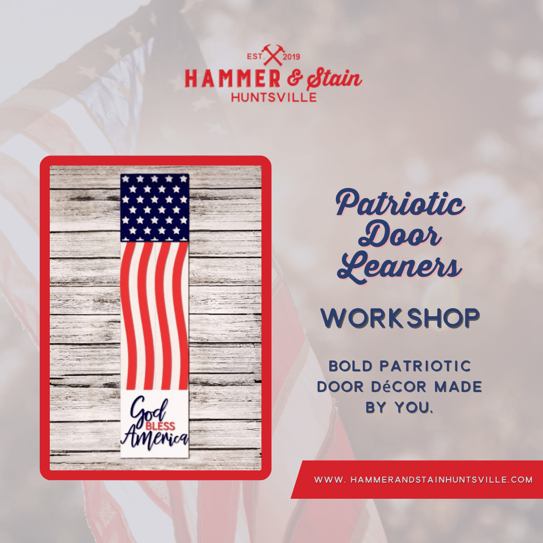 PATRIOTIC DOOR LEANER (11x48")