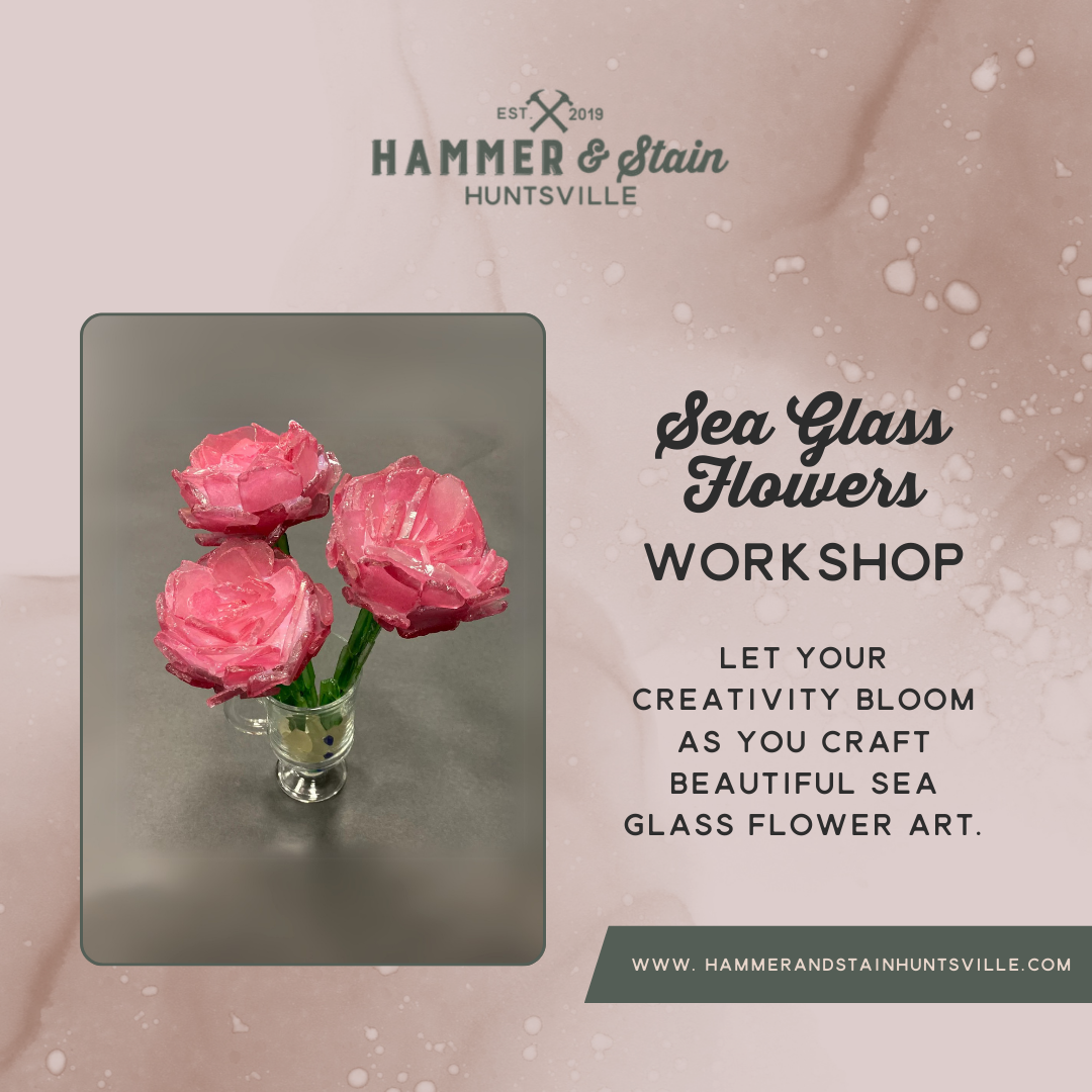 SEA GLASS FLOWERS