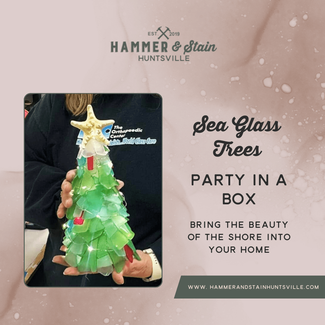 PARTY IN A BOX - SEA GLASS TREES