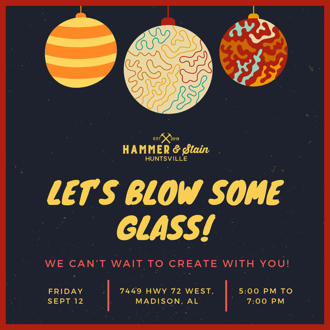 09/12/25 LET'S BLOW SOME GLASS 5:00 PM