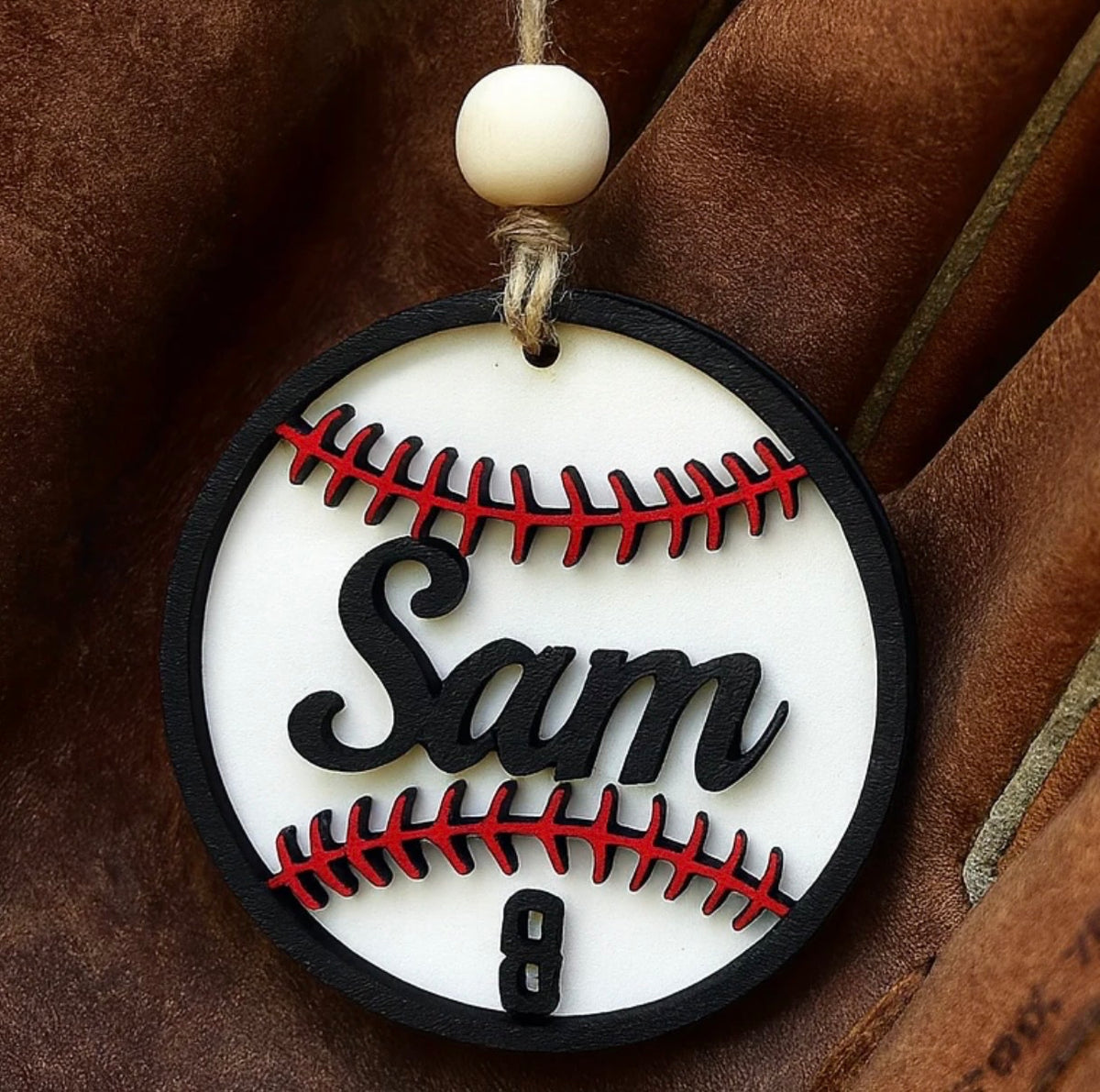 30 DAYS OF ORNAMENT - PERSONALIZED BASEBALL ORNAMENT