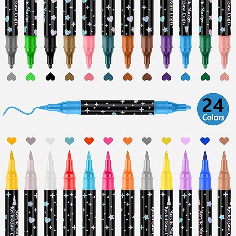 FREE 24 ACRYLIC MARKERS - HOLIDAY WOODLAND ORNAMENT KIT