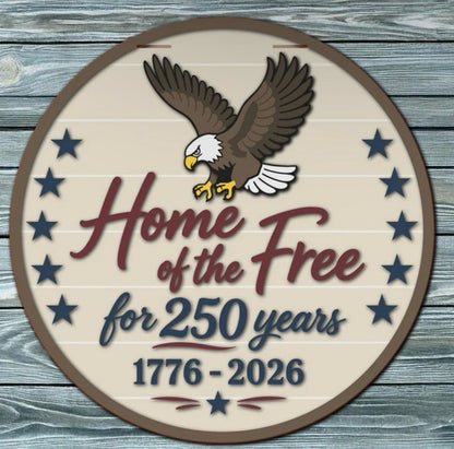 PATRIOTIC 3D DOOR HANGERS (16")