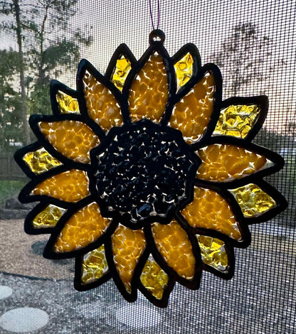 RESIN FAUX STAINED GLASS