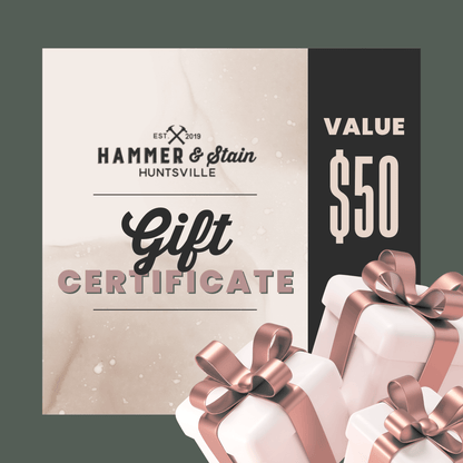 HAMMER AND STAIN GIFT CARD