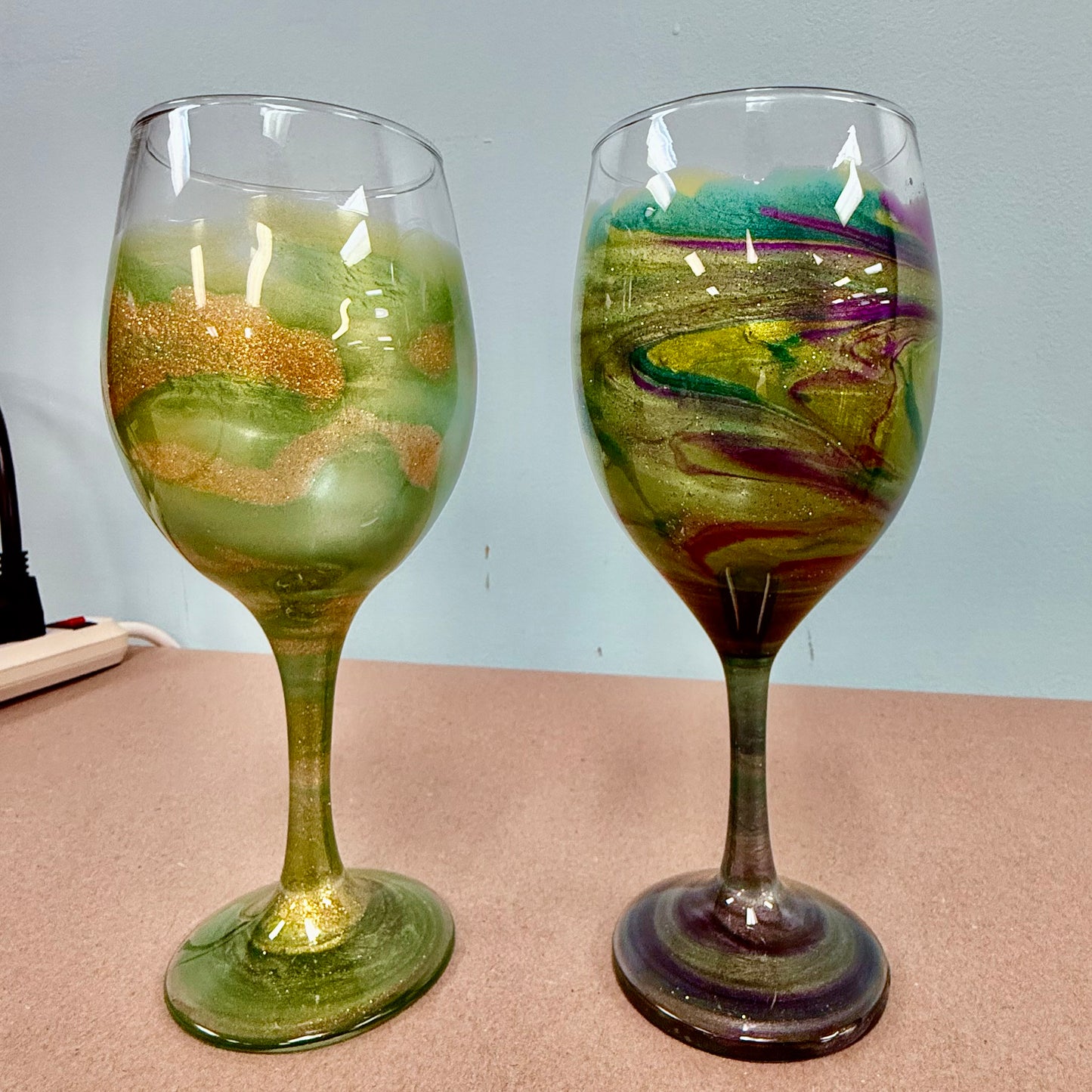 RESIN TUMBLERS & WINE GLASSES