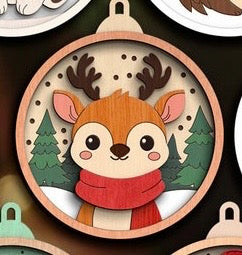 HAMMER AT HOME KITS - HOLIDAY WOODLAND ORNAMENT KIT