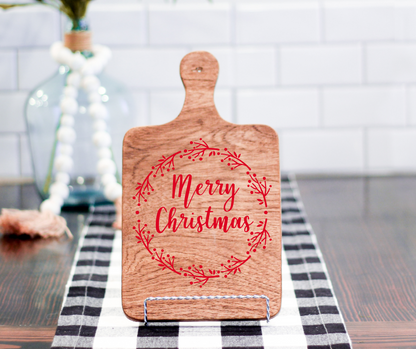 HOLIDAY DECORATIVE CUTTING BOARDS (14X9")