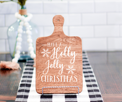 HOLIDAY DECORATIVE CUTTING BOARDS (14X9")