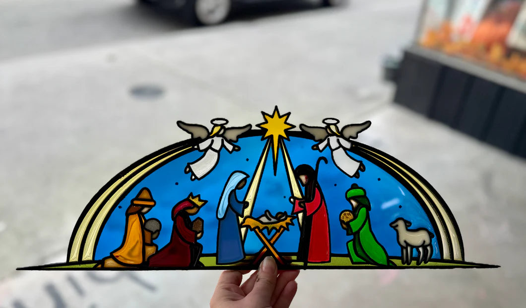 12/12/25 HOLIDAY FAUX STAINED GLASS 6:30pm