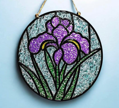 RESIN FAUX STAINED GLASS