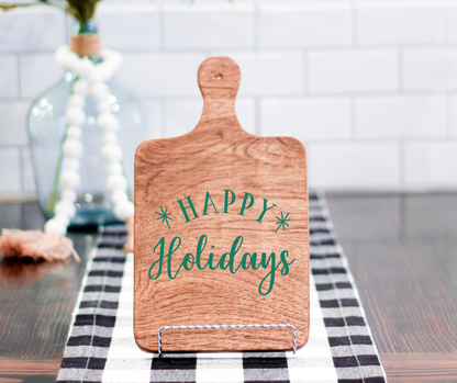 HOLIDAY DECORATIVE CUTTING BOARDS (14X9")