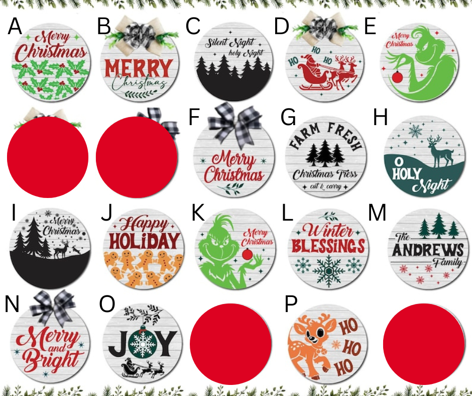 HOLIDAY ROUNDS (18")