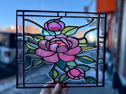 RESIN FAUX STAINED GLASS