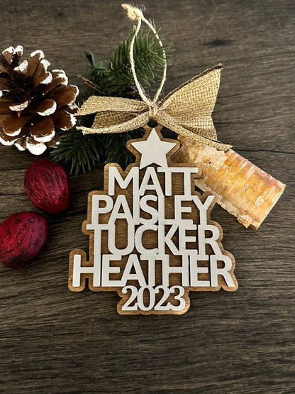 30 DAYS OF ORNAMENT - PERSONALIZED TREE ORNAMENT