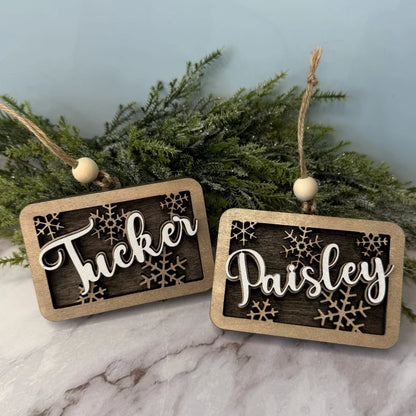 30 DAYS OF ORNAMENT - PERSONALIZED GIFT CARD HOLDER ORNAMENT
