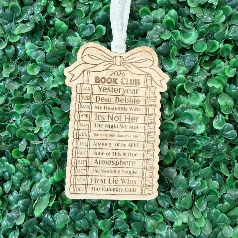 30 DAYS OF ORNAMENT - PERSONALIZED YEAR IN BOOKS ORNAMENT