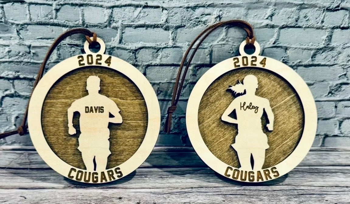 30 DAYS OF ORNAMENT - PERSONALIZED MARATHON RUNNER ORNAMENT