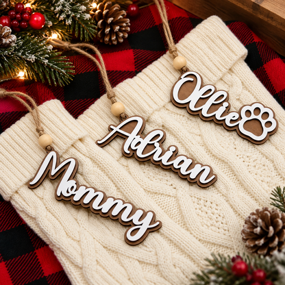 30 DAYS OF ORNAMENT - PERSONALIZED NAME KEEPSAKE ORNAMENT