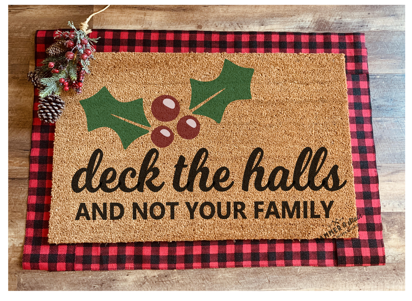 HOLIDAY DOORMAT (18" x 30")