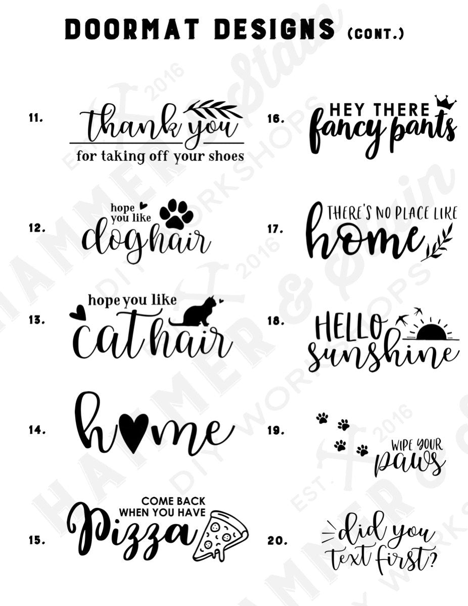 EVERYDAY DOORMAT (18" x 30")