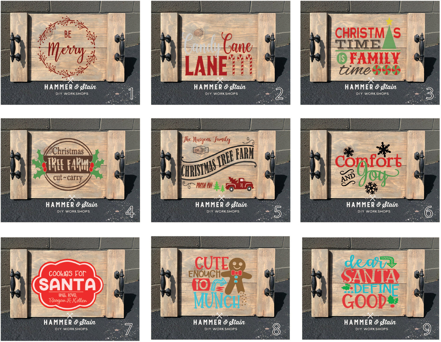 HOLIDAY FARMHOUSE TRAYS (24x14.5")