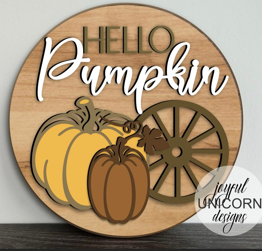 FALL 3D DOOR HANGERS (18")