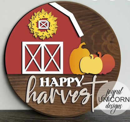 FALL 3D DOOR HANGERS (18")
