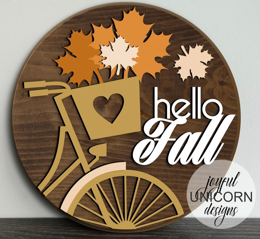 FALL 3D DOOR HANGERS (18")
