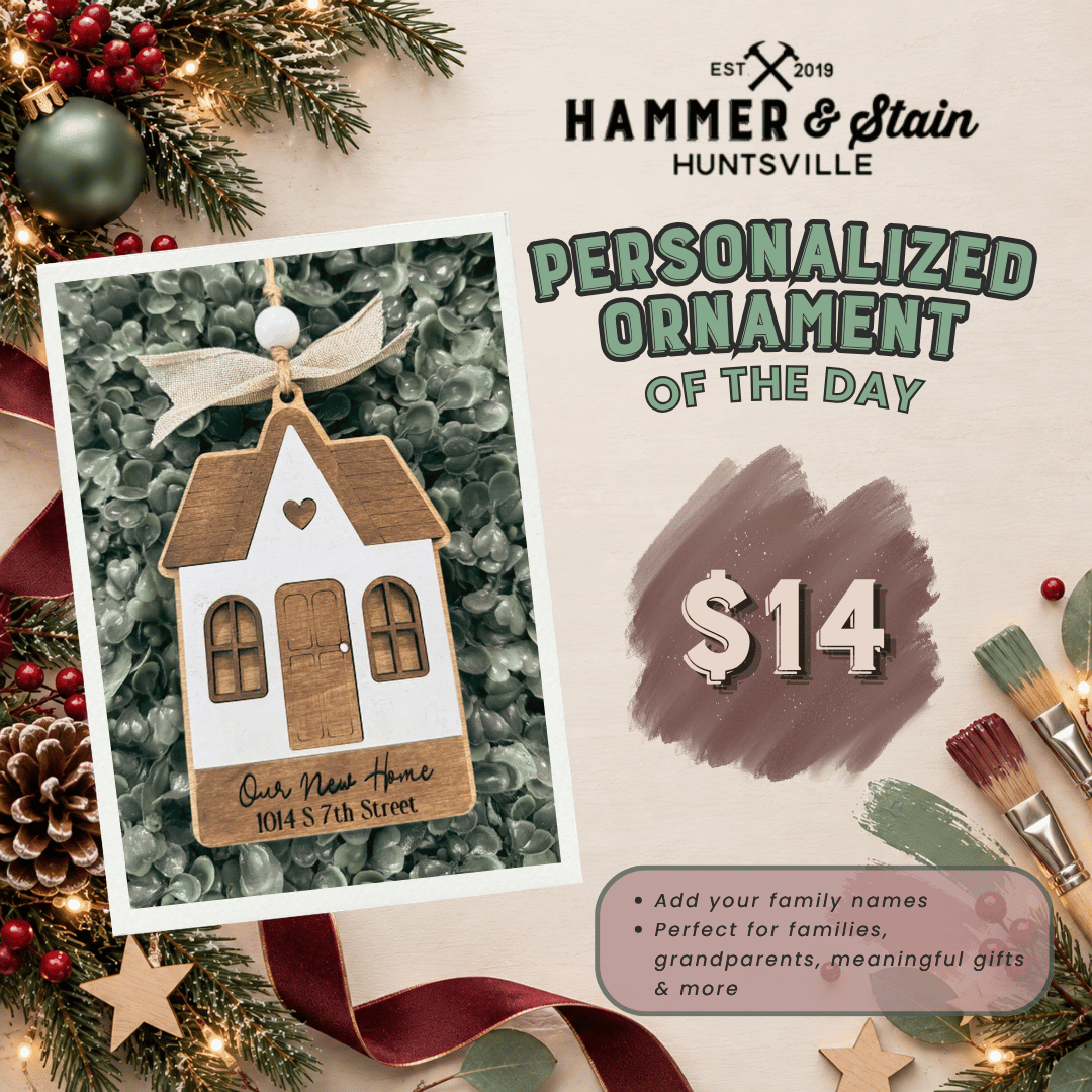 30 DAYS OF ORNAMENT - PERSONALIZED BRAND NEW HOME ORNAMENT