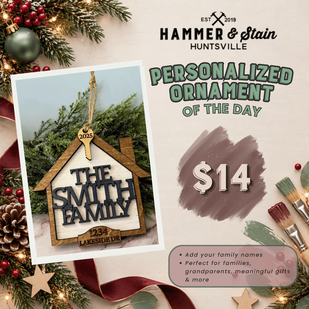 30 DAYS OF ORNAMENT - PERSONALIZED 3D NEW HOME ORNAMENT