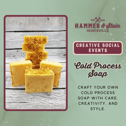 06/20/26 SATURDAY-The Art of Cold Process Soap Making 11:00am