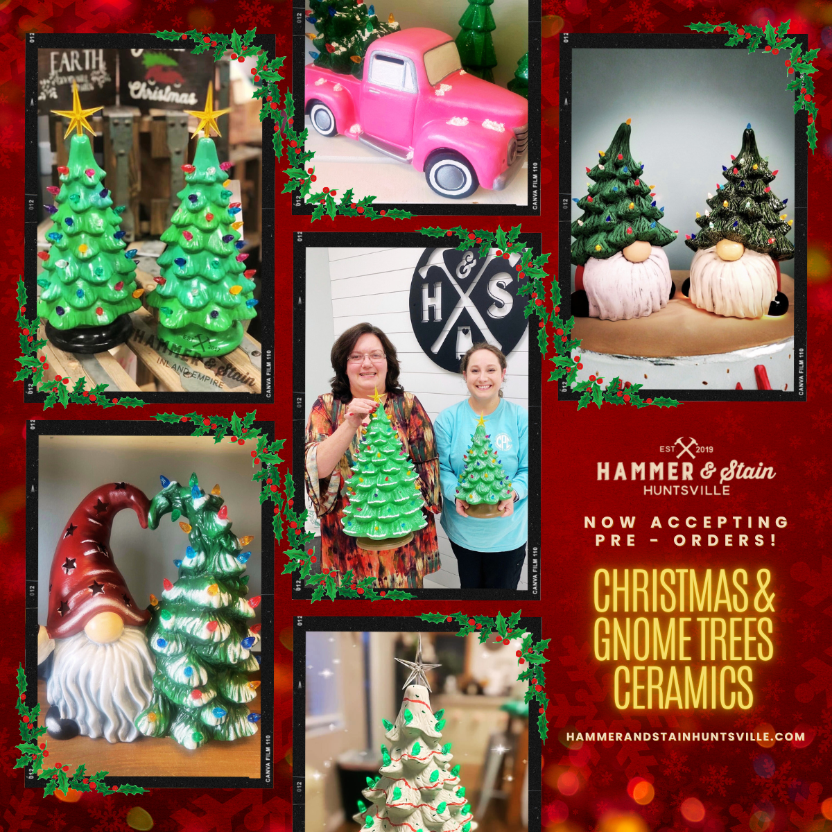 11/13/25 HOLIDAY CERAMICS 6:30PM