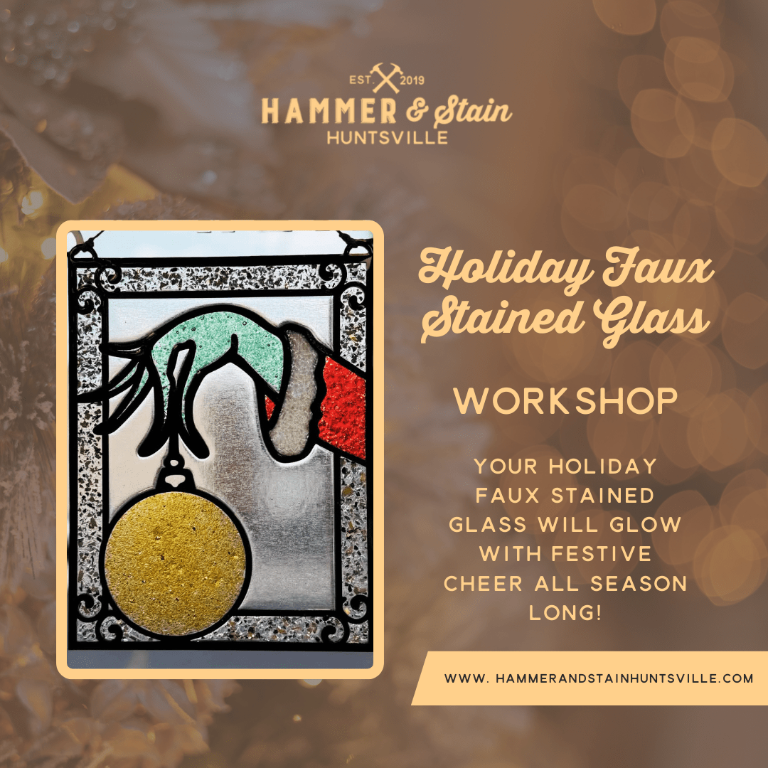 12/12/25 HOLIDAY FAUX STAINED GLASS 6:30pm