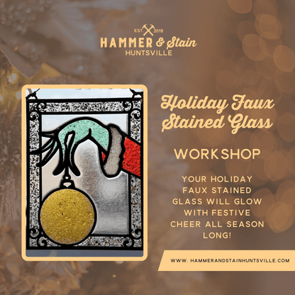 12/12/25 HOLIDAY FAUX STAINED GLASS 6:30pm