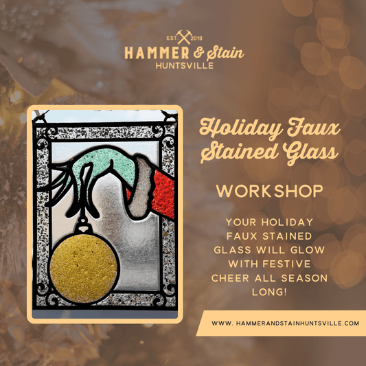 12/12/25 HOLIDAY FAUX STAINED GLASS 6:30pm
