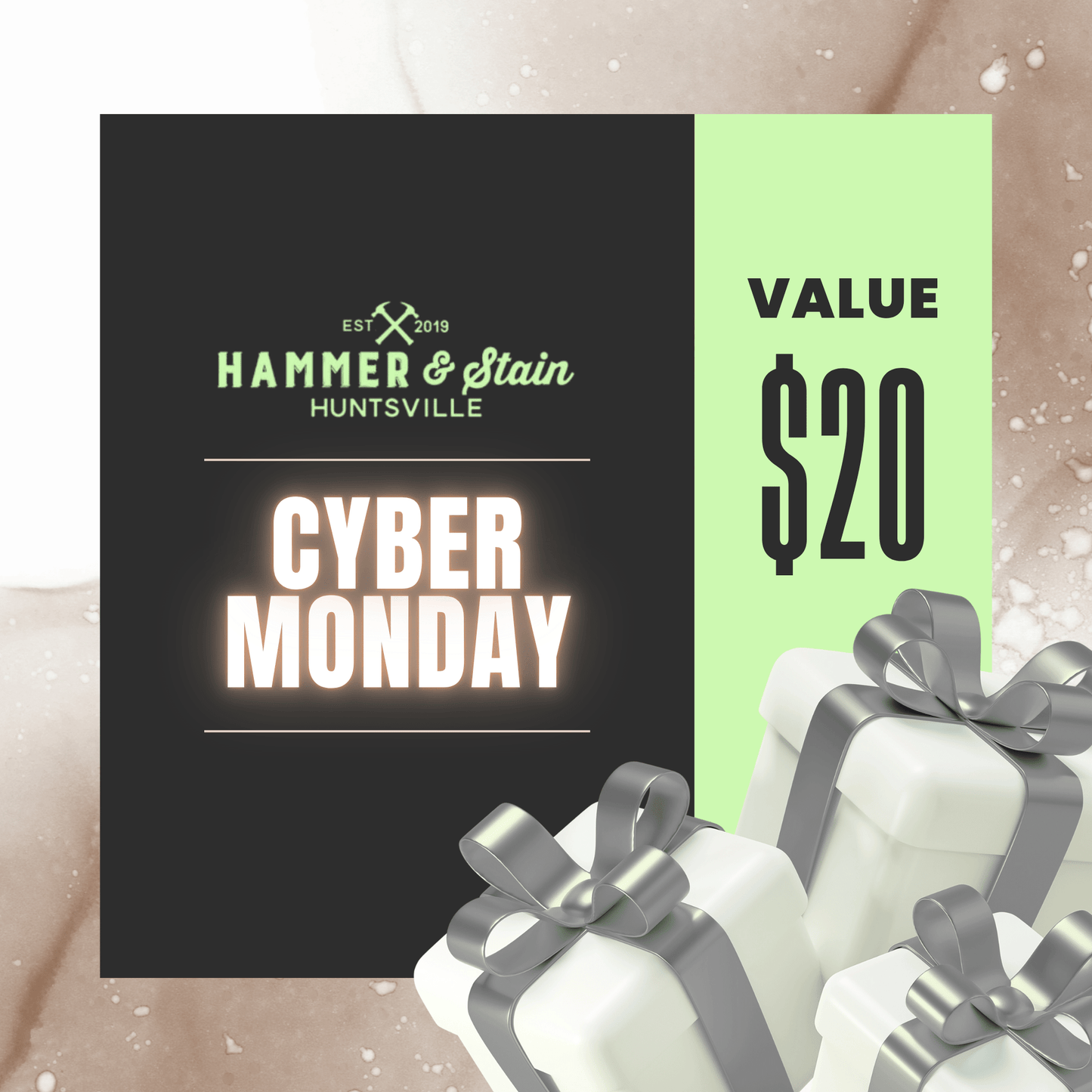 🎁 HAMMER AND STAIN CYBER MONDAY DEALS (100% off)