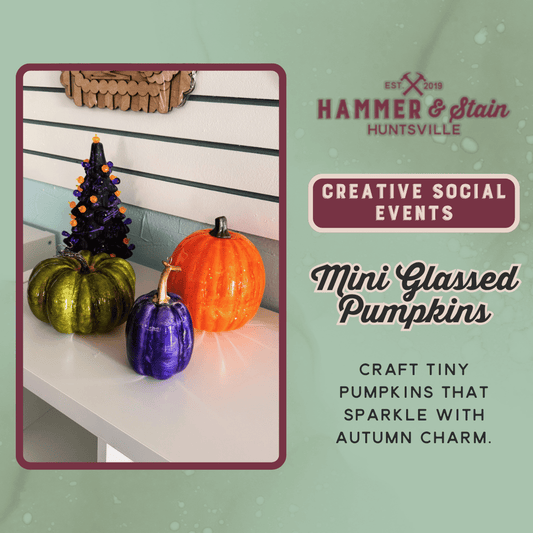 10/13/26-TUESDAY-$25 Tuesday: Mini Glassed Pumpkins 6:30pm