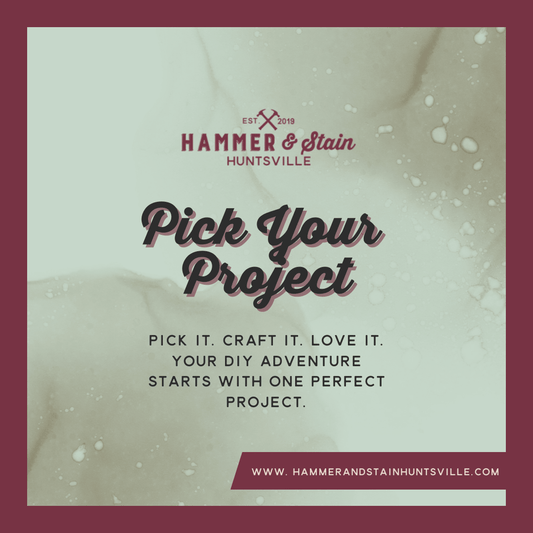 10/18/25 PICK YOUR PROJECT  6:30pm