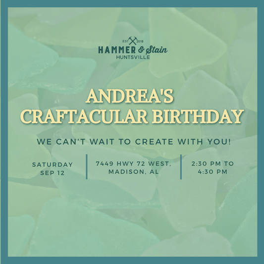 09/12/26 ANDREA'S CRAFTACULAR BIRTHDAY 2:30 PM