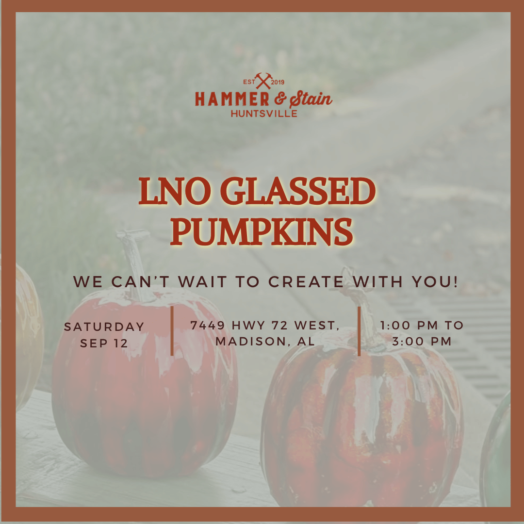 09/12/26 LNO GLASSED PUMPKINS 1:00 PM