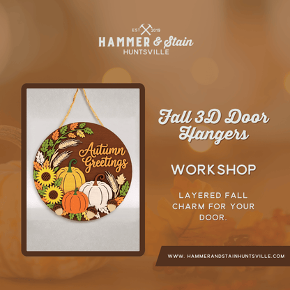 FALL 3D DOOR HANGERS (18")