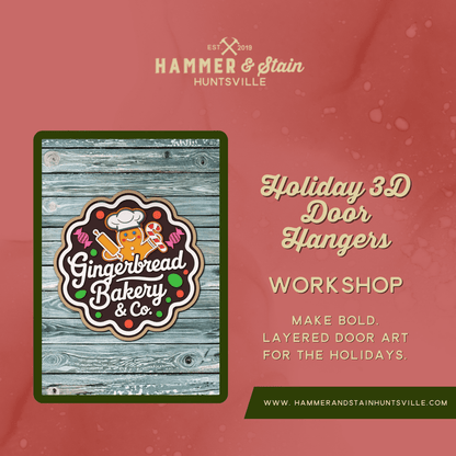 HOLIDAY 3D DOOR HANGERS (16")