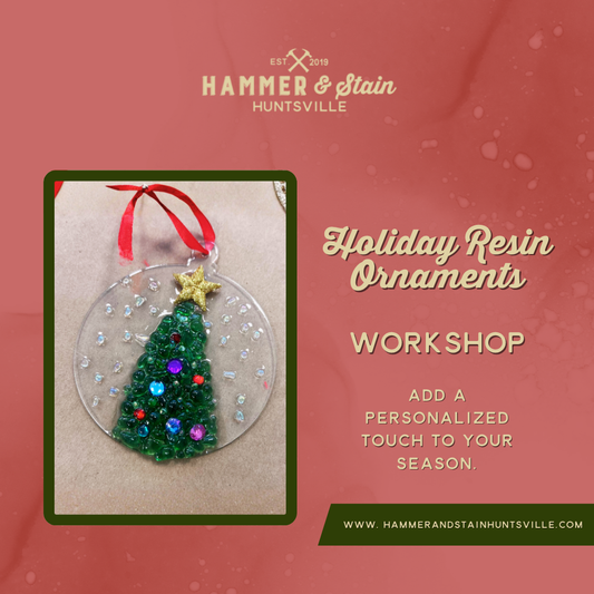 HOLIDAY RESIN ORNAMENTS
