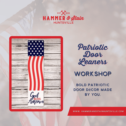 PATRIOTIC DOOR LEANER (11x48")